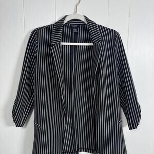 Soho Black and white striped blazer